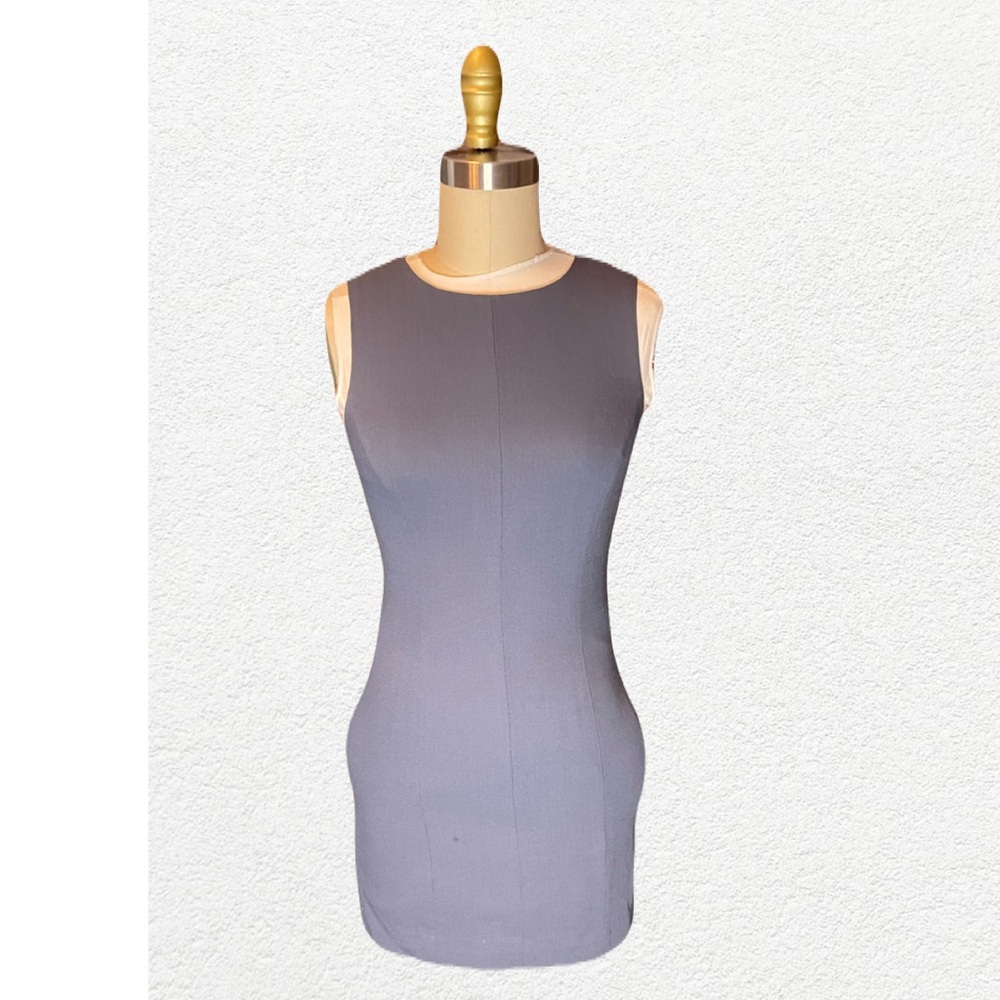 Giorgio Armani, Gray Sleeveless Dress